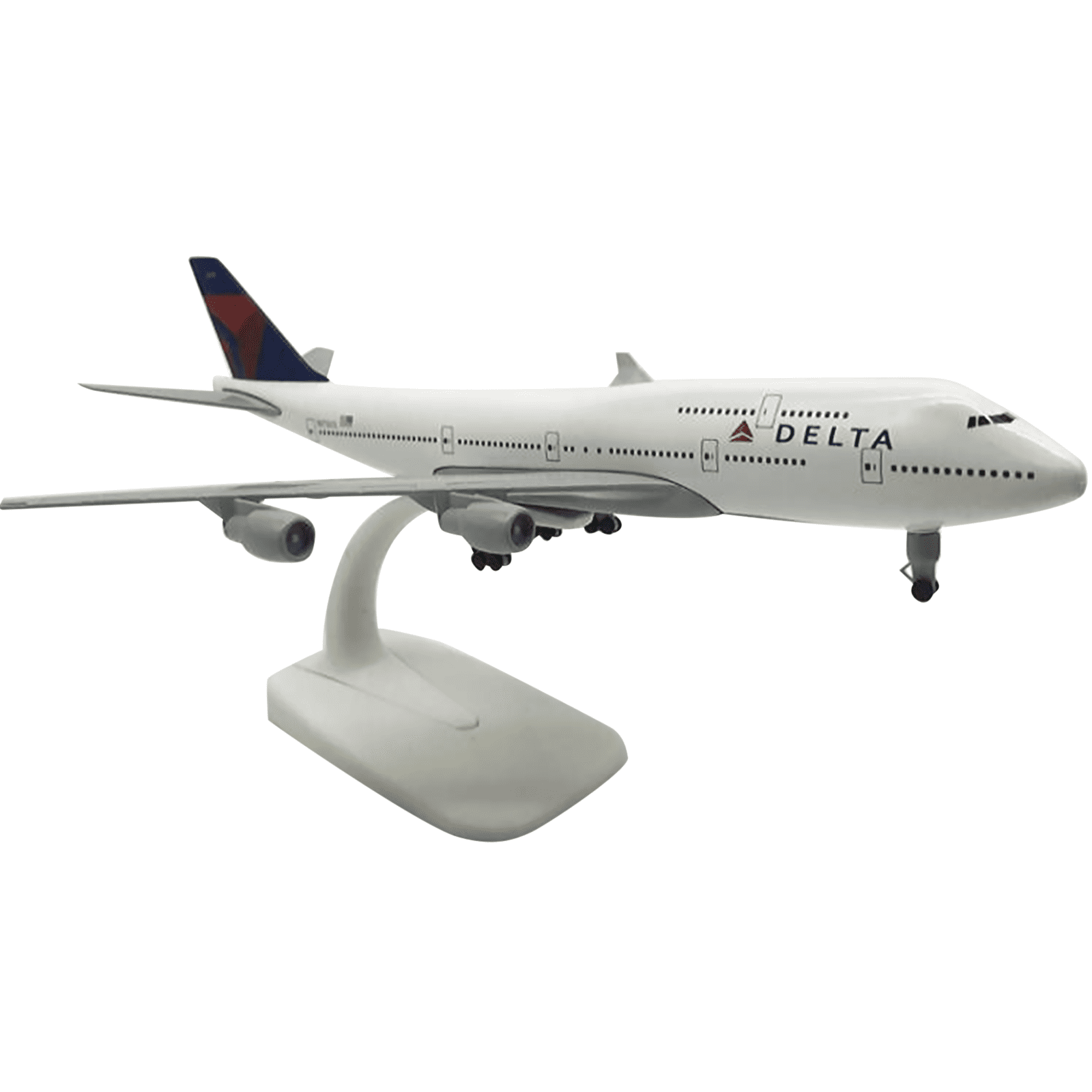Delta B747 Plane Model 1:300 Scale Alloy Aircraft for Display Collection Kids Children Model Toy Gifs