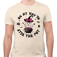 thumbnail image 2 of On My Way to Stir the Pot Shirt Unisex Medium Natural, 2 of 5