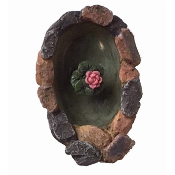 Miniature Fairy Garden Lilypad Pond II