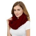 thumbnail image 5 of Basico Women Winter Chunky Wide Knitted Infinity Scarf Warm Circle Loop Line Shape, 5 of 6