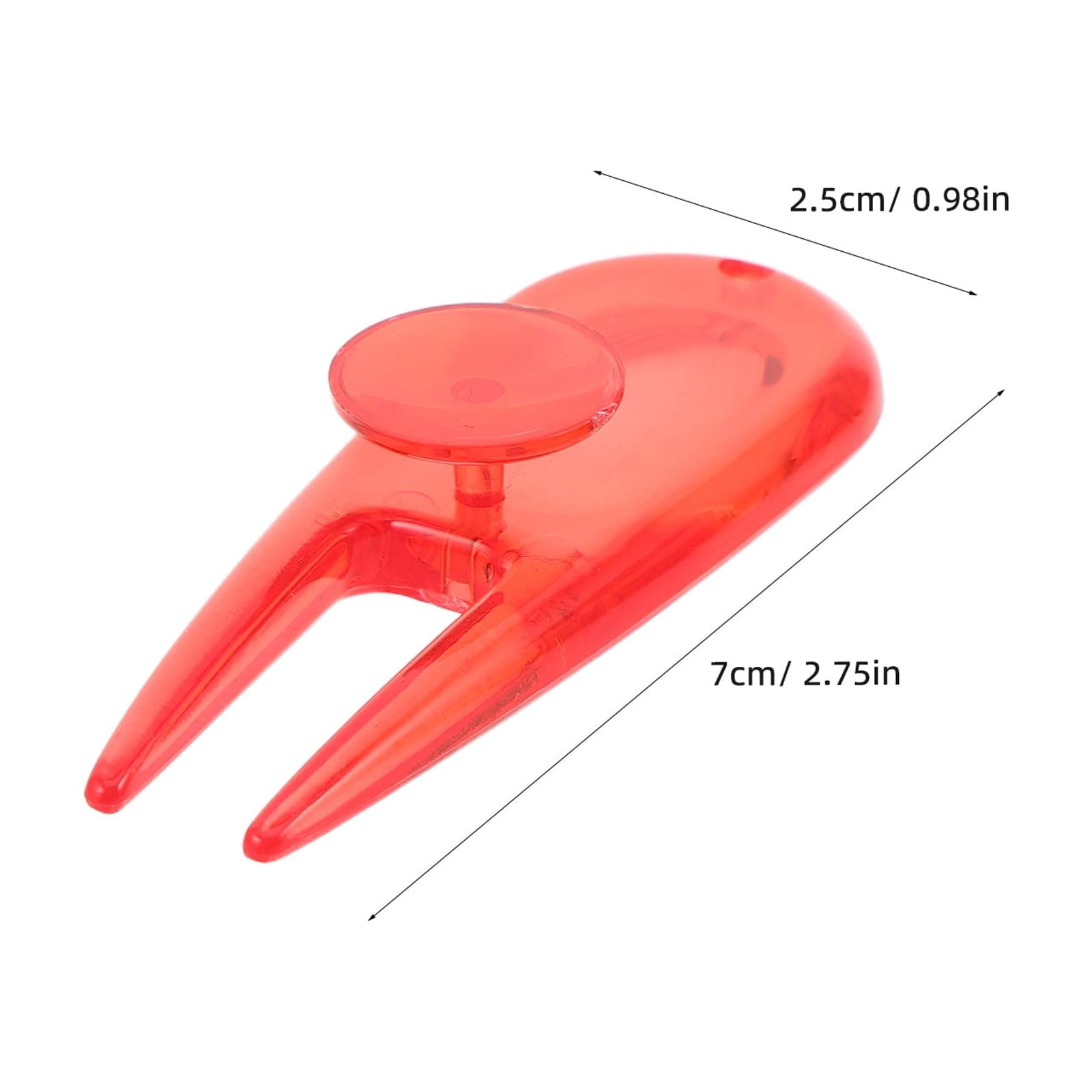 DEEPCRAFF 8Pcs Compact Plastic Divot Repair Tool with Golf Ball Marker for Golf Course Maintenance