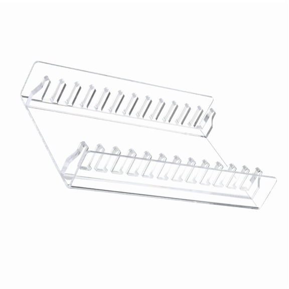 Modern Acrylic CDs Display Rack, Media Storage Solution for 12 Standard CDs, Elegant Desk Accessory