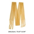 thumbnail image 4 of Unique Bargains 1 Pc Scarf Solid Color Neck Scarf Earthy Yellow, 4 of 5