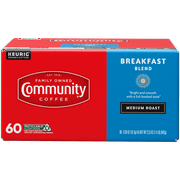 Community Coffee Breakfast Blend Pods for Keurig K-cups 60 Count