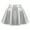 Silver, variant on Women's Glossy PVC Leather Flared Skirt Pole Dance Holographic Zipper Pleated Mini Skirts Raves Clubwear Pink M