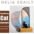 thumbnail image 2 of 6 Piece Pack of cat Bookmarks Bookmarks for booklovers Unique Cool Galaxy Star Suitable for Library Office Accessories Bookmarks for Book Lovers Class, 2 of 4