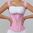 thumbnail image 3 of YUANxueke Womens Shapewear Waist Trainer Corset Tummy Control Waist Cincher Adjustable Strap Zipper Body Shaper, 3 of 4