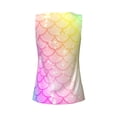 thumbnail image 5 of Sigee Fish Scale for Women's Workout Tank Top,Running Tank Tops,Sleeveless Gym ClothesX-Large, 5 of 8