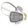 thumbnail image 2 of 3M Medium Yellow Thermoplastic Elastomer Half Mask 5000 Series Disposable Air Purifying Respirator With 4 Point Harness 1/EA, 2 of 3