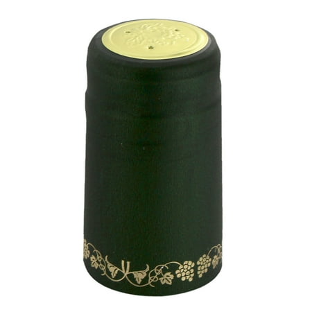 

GREEN/GOLD GRAPES PVC SHRINK CAPSULES 12 Pack