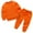 Orange, variant on zbxnLI Toddler Boys Girls 2 Piece Sweatsuit Outfit Cotton Pullover Sweatshirt Jogger Pants Clothes Set for Kids