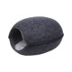 thumbnail image 1 of Cama cueva para gatos de fieltro Salvador con Boca de pescado Gris oscuro, 1 of 10