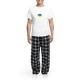 thumbnail image 5 of CafePress - Ukraine Flag Sunflower Vintage Ukrainian S Pajamas - Men's Light Loose Fit Cotton Pajama Set, 5 of 7
