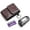 A-Brown, variant on Last Chance 1X Storage Bag,Oximeter Storage Bag Crocodile Pattern Black,Finger Clip Oximeter Leather Oximeter Bag Protective Bag Portable Bag