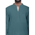 thumbnail image 4 of Atasi Solid Long Sleeve Kurtas Shirt Mandarin Collar Partywear Mens Clothing, 4 of 7