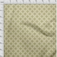 thumbnail image 4 of oneOone Viscose Jersey Beige Fabric Geometric Craft Projects Decor Fabric Printed By The Yard 60 Inch Wide, 4 of 4