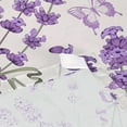 thumbnail image 7 of Purple Lavender Flowers Tapestry Wall Hanging Tapestries Happy Colorful Hippie Psychedelic Art Polyester Carpet Wall Decorative for Living Room Bedroom 60x40inch, 7 of 7