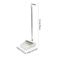 thumbnail image 2 of WRISTBIQUE 1 Set Dustpan and Broom for Home Stainless Steel for Practical Indoor Cleaning, 2 of 11