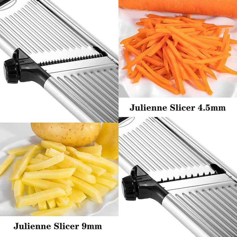 304 Stainless Steel Mandoline Professional Vegetable Slicer Adjustable  Cutter Vegetable Grater with Blades Kitchen Accessories