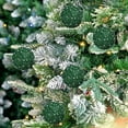 thumbnail image 4 of XYAIYT Christmas Decorations Foam Hanging Holiday Ornament with Sequins and Pearl Beads for Tree Tabletop Centerpiece Garland Wreath Party Venue Gift Plastic Christmas Ornaments 6.2in Green, 4 of 6