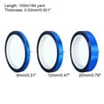 thumbnail image 2 of Uxcell 8mm 12mm 20mm Width 50m Prism Tape Holographic Reflective Adhesive for Crafting Wrapping Decoration Blue, 2 of 5