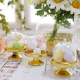 thumbnail image 5 of BalsaCircle 12 Gold Clear 3" Mini Cake Stands Dome Favor Holders, 5 of 8