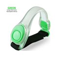thumbnail image 3 of Brazalete con luz LED premium de 4 piezas, correa de cinturón para correr de silicona ajustable y reflectante/resistente al agua que brilla en la oscuridad (verde), 3 of 4