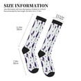 thumbnail image 4 of Rateoe Lavender Flowers Compression Socks for Women and Men 20-30mmHg-Circulation Support Socks Knee High Nurse Pregnant Running Medical and Travel Athletic, 4 of 7