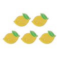 thumbnail image 3 of Clispeed 5Pcs Orange Lemon Shaped Breastpin Chic Ornament Brooches for Casual Decoration, 3 of 8