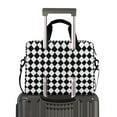 thumbnail image 2 of FORMRS 16" Laptop Bag Carrying Sleeve Case with Handle Travel Shoulder Briefcase, Black and White Geometric, 2 of 8
