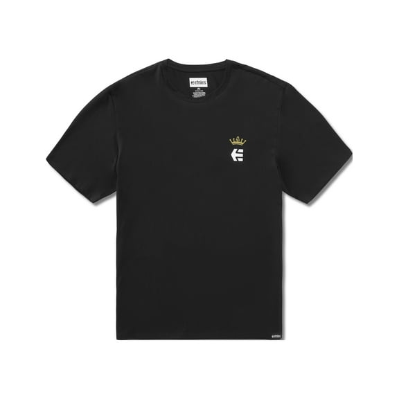 Etnies Aurelien Giraud AG Tech Short Sleeve T-Shirt Black in size Large