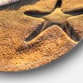 thumbnail image 3 of Designart - Starfish on Beach with Waves' Disc Large Beach Large Metal Circle Wall Art, 3 of 4