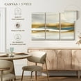 thumbnail image 4 of Elephant Stock Highlight Gold And Teal I Wall Art - Horizontal Multi Panel Canvas - Living Room Wall Decor - Abstract Multi Panel - Gray And White Decor By Jake Messina - 74" x 48", 4 of 4