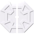 thumbnail image 1 of Ekena Millwork CMP26LG2-02000 26 Pouces OD x 2 Pouces ID Carré Logan Architectural Grade Médaillon de Plafond Contemporain PVC - 2 Pièces, 1 of 1