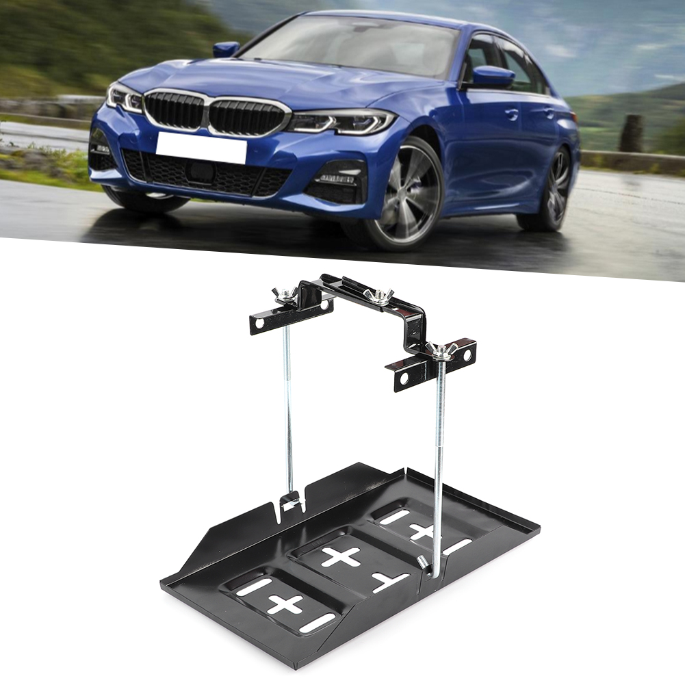 Metal Battery Holder Tray, Base Clamp Battery Hold Down Hold Down Clamp