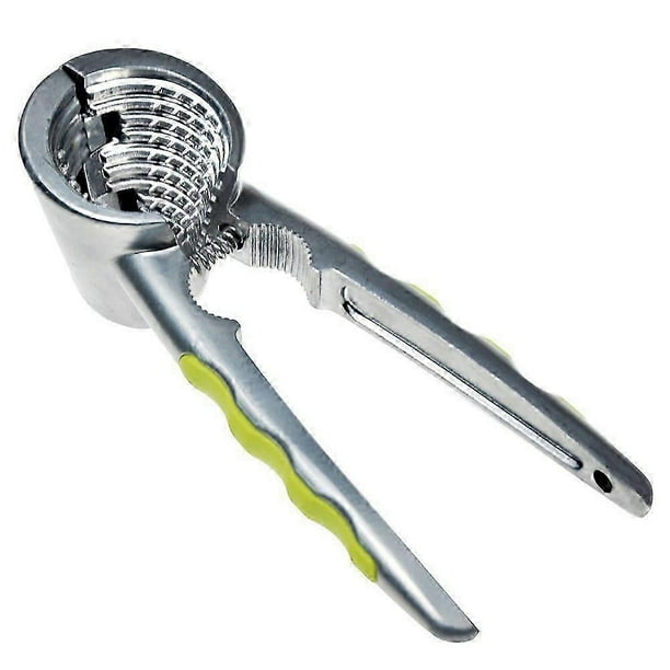 Nutcracker with non-slip silicone handle for pecans, walnuts, almonds, hazelnuts and pistachios