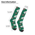 thumbnail image 2 of Wukai Gingerbread Snowman Cookies for Contrast Color Stockings, Sports Fitness Adult Long Socks, Unisex, 2 of 6