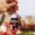 thumbnail image 1 of Hearth & Gear Interesting Super Wrist Style Rugby Player Acrylic Statue Keychain 2D Design A Sports Souvenir That Fans Can Collect compatible with Macrame Car Hanger Wind Chimes Tables from Ceiling, 1 of 6