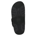 thumbnail image 2 of Lamo Womens Scuff Suede Faux Fur Slip-On Slippers Black XXL Regular, 2 of 5