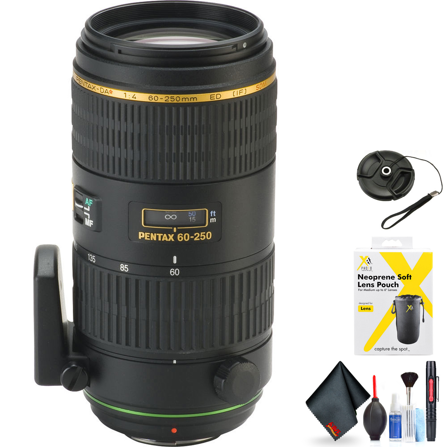 Pentax Zoom Telephoto 60250mm f/4 ED DA SDM Autofocus Lens for Pentax