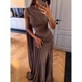 thumbnail image 4 of Women'S Brief Elegant Mermaid Sleeveless Gowns Formal Evening Dress Grayish XXL, 4 of 8