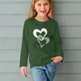 thumbnail image 5 of Lmnyox Long Sleeve T Shirt for Boys Girls Cute Heart Print Crew Neck Pullover Kids Fall Winter Tops Clothes, 5 of 5