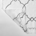 thumbnail image 3 of Sheer Cloth Shower Curtain with Hooks, Washable Shower Curtain White/Gray, 3 of 5
