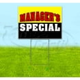 thumbnail image 1 of Managers Special (18" x 24") Yard Sign, Includes Metal Step Stake, 1 of 6