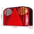 thumbnail image 5 of 2pcs 12v Led Tail Light, Rear Brake Signal Light, Suitable For Car Truck Truck Trailer, 5 of 5