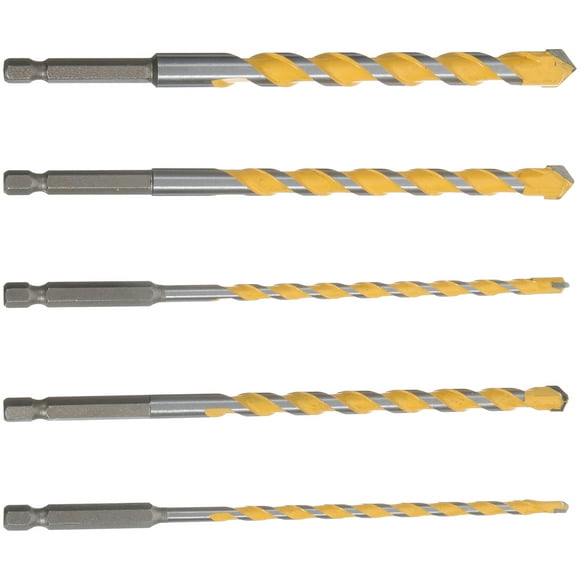 HIAKDOFT 1 Set MultiPurpose Drill Bit For Drilling In Brick And Cement Tools For Homeowners 16x0.5in