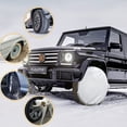 thumbnail image 5 of Cubiertas para neumáticos 4 Piezas Cubierta Universal para neumáticos Protección Solar Protección para Ruedas Remolque Autocaravana Coche Camión Cubiertas para neumáticos Impermeables (30-32 Pulgadas) JM, 5 of 5