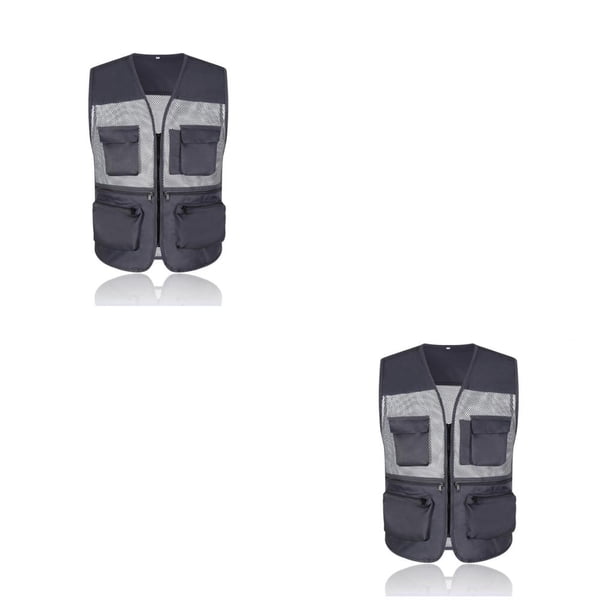 Sonducket NERIES chaqueta de pesca con bolsillos delanteros ventilar varios tamaños chaleco de secado rápido accesorios camisas para hombres Type2 NO2