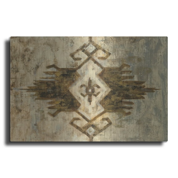 Luxe Metal Art 'Southwest Design I' by Silvia Vassileva, Metal Wall Art, 24" x 16"