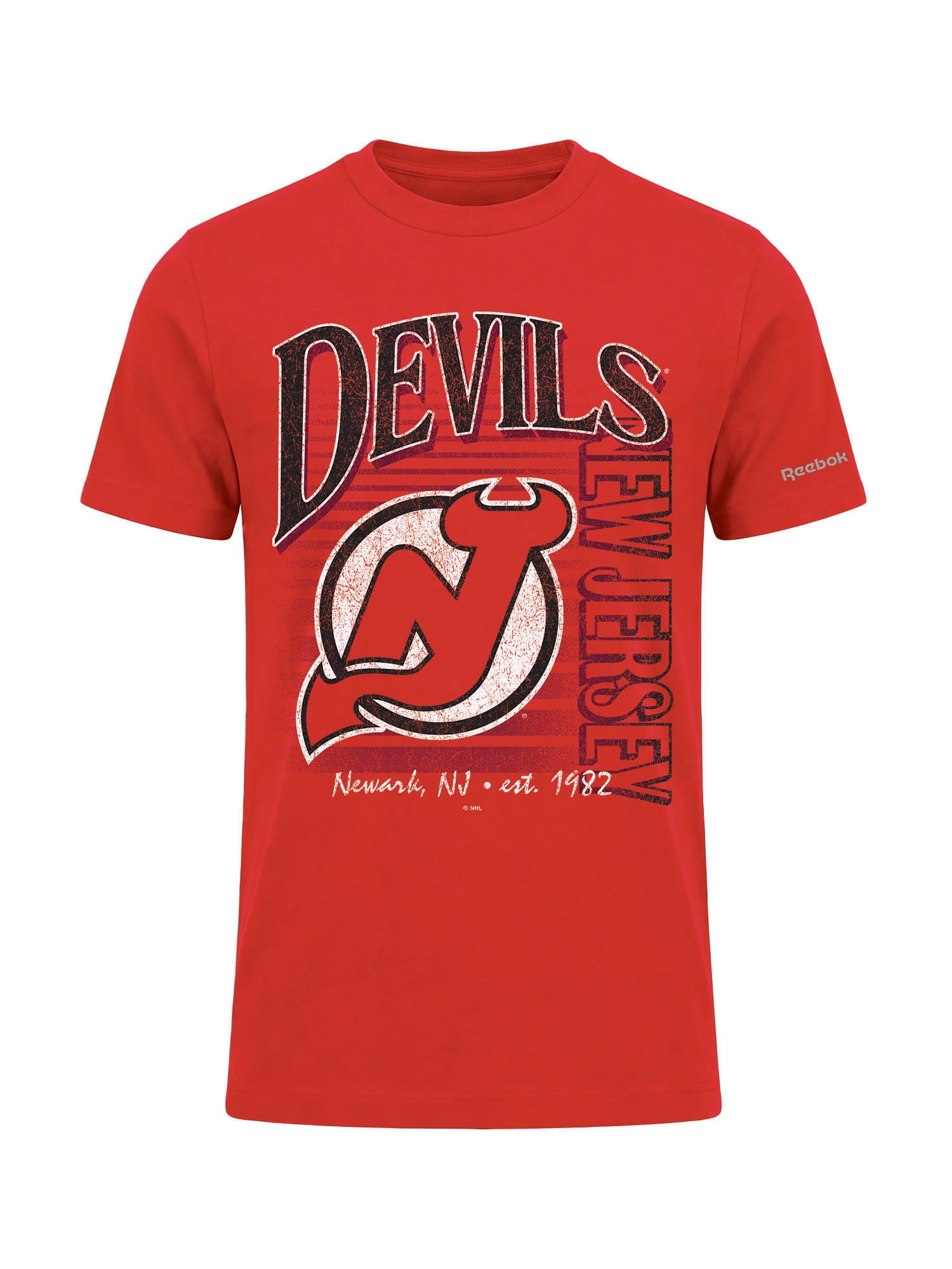 New Jersey Devils Reebok Mens Crew Neck Short Sleeve T-Shirt